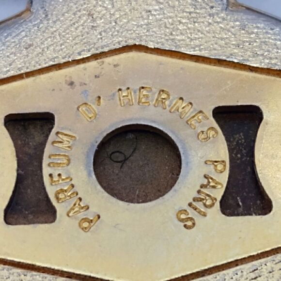 Hermes Enamel Perfume Pendant Necklace Vintage Authentic - Picture 14 of 16